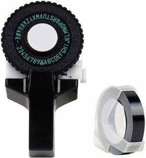 3D Label Printer - DIY Lettering Machine - Handmatig Embossing Effect - 1 Stuks - Voor Albums En Scrapbooking Zwart review