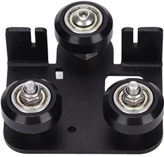 Carrier plate, aluminum extrusion frame V Solt rear support plate of the 3D printer extruder, compatible with Ender-3 V2