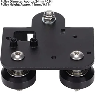 Carrier plate, aluminum extrusion frame V Solt rear support plate of the 3D printer extruder, compatible with Ender-3 V2