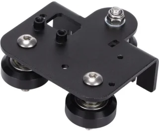 Carrier plate, aluminum extrusion frame V Solt rear support plate of the 3D printer extruder, compatible with Ender-3 V2