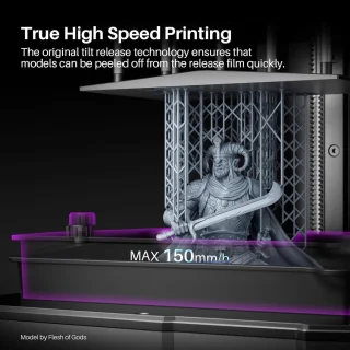 3D-printer met hoge resolutie en automatische nivellering, snelle afdrukken tot 150 mm/h