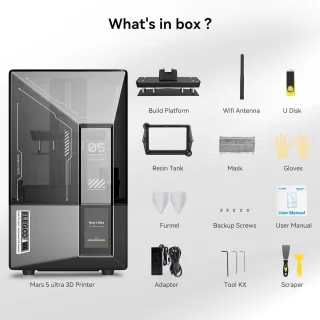 3D-printer met hoge resolutie en automatische nivellering, snelle afdrukken tot 150 mm/h