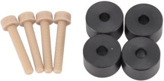 3D-printer Verwarmingsbedonderdelen, 3D-printer Broeinestkolom, Perfecte Vervanging PEEK-bedbevestigingen met Schroeven, Bestand Tegen Hoge Temperaturen, voor 2.4 review