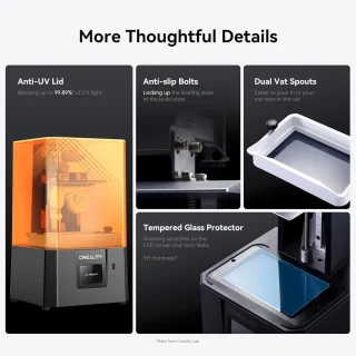Resin 3D-printer met 6,08 inch LCD, hoge afdruksnelheid en wifi-ondersteuning