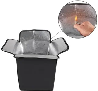 Printer Copier Dust Cover 3D Printer Insulation Dustproof Heat Resistant Cover with Waterproof and Flame Retardant Features 24x24x40cm Foldable Design