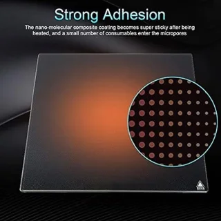 3D Printer Glass Bed 220x240x4mm Hardened Plate Building Surface Platform for MEGA S