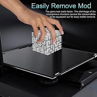 3D Printer Glass Bed 220x240x4mm Hardened Plate Building Surface Platform for MEGA S