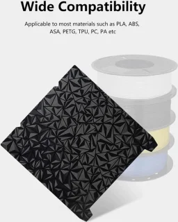 PEI Poedergespoten Verenstaal Bouwplaat Dubbele PEO-textuur 310x315mm voor Ender 3 S1 Plus Ender 3 V3 Plus 3D-printer - PLA ABS PETG - 3D-printeronderdelen .
