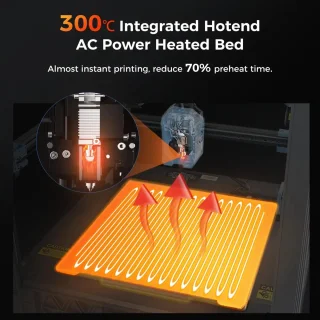 3D-printer – 3D Printer, FDM Printer, Desktop Printer, Rapid Prototyper – EU Variant – Automatisch Nivelleren – Groot Printvolume 350x350x345 mm