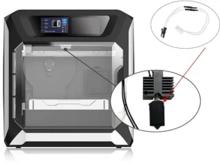 2 Pack 24V-80W 3D Printer-Ceramisch Verwarmer-Compatibel met QIDI X Plus3-Smart3-Maximum3-Q1 Pro