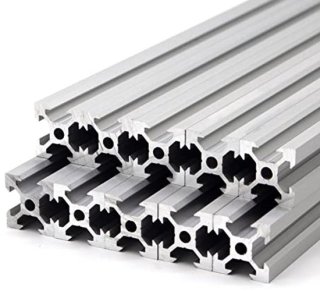 2020 Aluminum Extrusion 48in/1220mm Silver (10pcs/pack) V-Slot Aluminum Profile European Standard Anodized Linear Rail for 3D Printer, CNC and Laser Engraving Machine review
