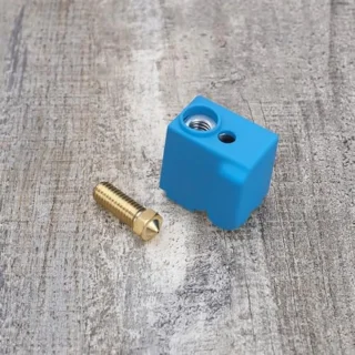 1 Set 3D Printer Extruder Kit Nozzle Heat Block 24V 64W Thermistor Vervanging Kit Compatibel met Artilry Sidewinder X1 X2 Compatibel met Genius 3D Printer Hotend