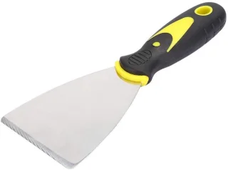 3D Printer Spatula Removal Tool, Rubber Handle Stainless Steel Hot Bed Shovel Spatula, Multifunctional Print Accessories Pallet Knife Tools Scraper Cleaner Shovel