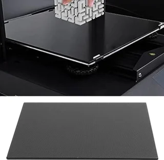 3D-printer Glazen Bed, 3D-printer Glazen Platform 229x257x4mm met Sterke Hechting, Eenvoudige Malverwijdering en Hoge Vlakheid voor Diepgroefkogellagers
