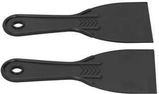 De 2-delige 3D-printer spatelgereedschap, 3 inch SLA lichtgevoelige hars Hot-bedschepaccessoire, met stevige comfortgrepen in één oogopslag