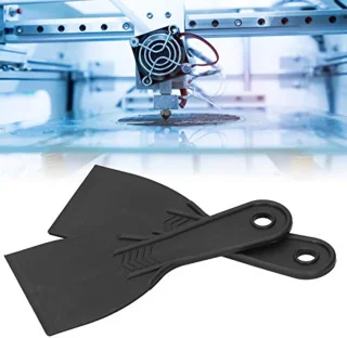 2-delige 3D-printer spatelgereedschap, 3 inch SLA lichtgevoelige hars Hot-bedschepaccessoire, met stevige comfortgrepen