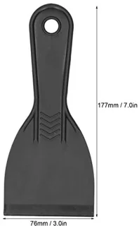 2-delige 3D-printer spatelgereedschap, 3 inch SLA lichtgevoelige hars Hot-bedschepaccessoire, met stevige comfortgrepen