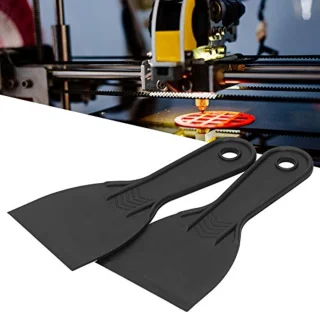 2-delige 3D-printer spatelgereedschap, 3 inch SLA lichtgevoelige hars Hot-bedschepaccessoire, met stevige comfortgrepen
