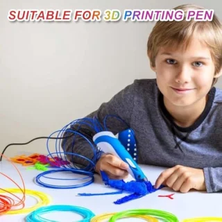 3D-printerfilament, 3D-penfilament, PLA-filament 1,75 mm (30 kleuren, 3 meter per kleur), kleurrijke 3D-pendraad, 3D-stiftfilament voor 3D-printen, voor 3D-pen en printer