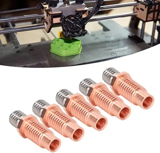 Bi Metalen Heatbreak, 5 Stks Bi Metalen Keel M6 M7 Draad Hittebestendig Heatbreak Keel Buis voor 3D Printer, 3D Printer Accessoires