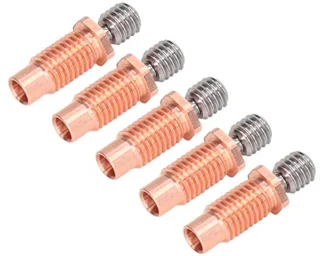 Bi Metalen Heatbreak, 5 Stks Bi Metalen Keel M6 M7 Draad Hittebestendig Heatbreak Keel Buis voor 3D Printer, 3D Printer Accessoires