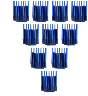 10 stuks aluminium koelfin voor stappenmotordriver - 3D-printeronderdeel