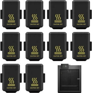 10 stuks siliconen beschermcovers voor 3D-printer-hotend