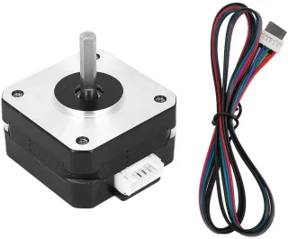 17 stappenmotor, 23 mm 4-draads motor, 1A hoog koppel 13N.cm/18,4oz-in 1,8 graden DC stappenmotor, geluidsarm 42 2-zin universele elektrische motor voor XYZ CNC 3D-printer