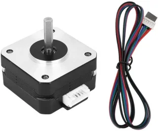17 stappenmotor, 23 mm 4-draads motor, 1A hoog koppel 13N.cm/18,4oz-in 1,8 graden DC stappenmotor, geluidsarm 42 2-zin universele elektrische motor voor XYZ CNC 3D-printer