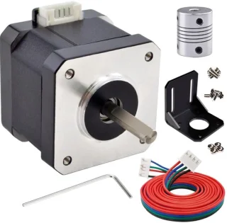 17 stappenmotor 42 × 38 mm DC 12 V