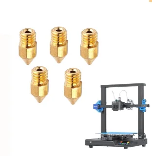 2-in-1-out- of 3-in-1-out-mondstuk voor 3D-printer A10M, A20M, A30M, A10T, A20T en A30T (5 stuks)