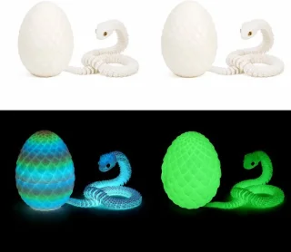 2 stuks 3d-geprint slangenspeelgoed 30 cm - ShopVlot