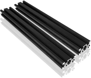 2 stuks 600 mm 2040V aluminium profiel voor 3D-printers en CNC-machines