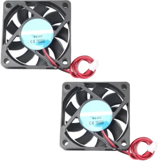 2 stuks 6015 DC 5V-koelventilator 60x60x15 mm