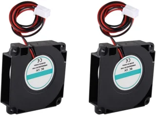 2 stuks borstelloze 12V-koelventilator voor 3D-printers