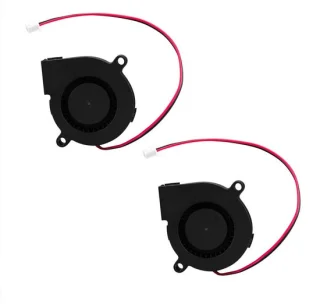 2 x 12 V 0.13 A 50 x 15 mm ventilator voor 3D-printerluchtbevochtiger