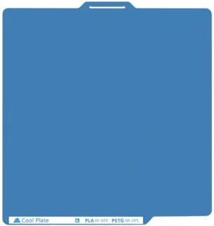 257 x 257 mm koelplaat voor 3D-printer