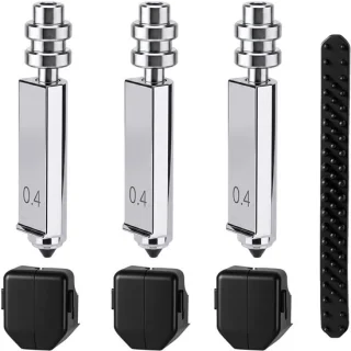 3 stuks 0,4 mm hot end mondstuk voor Kobra X 3d printer