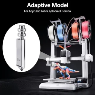3 stuks 0,4 mm-hotendmondstuk voor Kobra X 3D-printer
