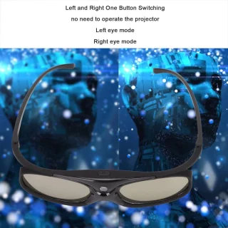 3D Bril DLP Link 144Hz Actieve Sluiter LCD Lens - 2 Stuks
