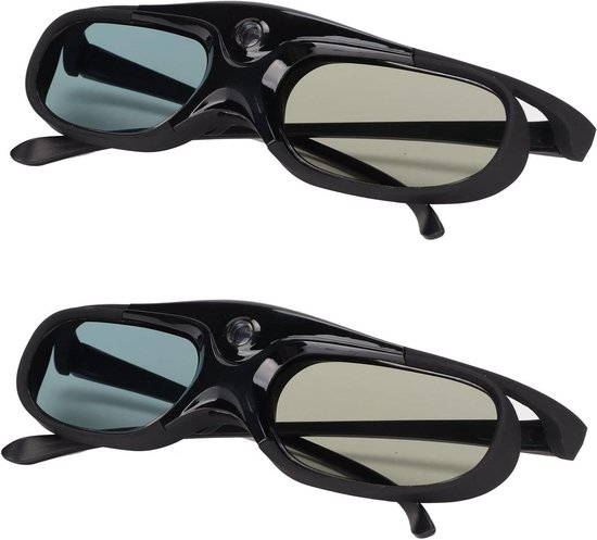 3D Bril DLP Link 144Hz Actieve Sluiter LCD Lens - 2 Stuks
