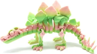 3D gedrukt Stegosaurus skelet