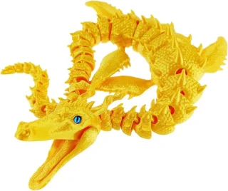 3D Geprinte Draak - Beweegbaar Speelgoed - Decoratie en Verzamelen - Flexibele Gewrichten - 42 cm Uitrekbaar - Diverse Kleuren