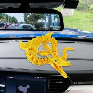 3D Geprinte Draak - Beweegbaar Speelgoed - Decoratie en Verzamelen - Flexibele Gewrichten - 42 cm Uitrekbaar - Diverse Kleuren