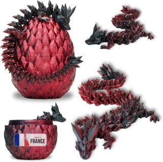 3D-geprinte Draak met Ei - Beeldje review