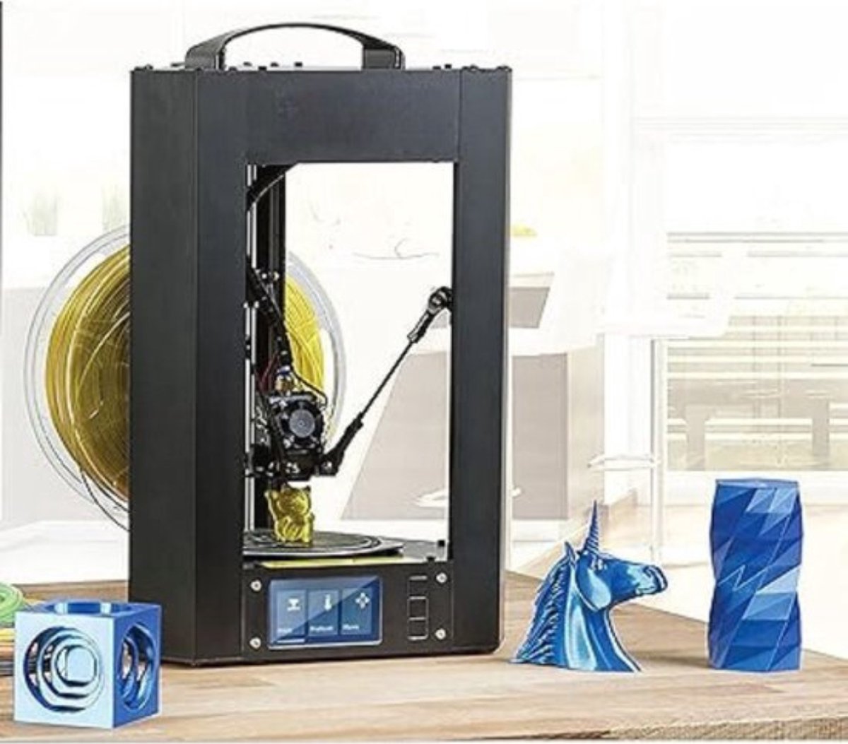 3D Printer Bouwpakket Compact Grijs 10x10x10 cm