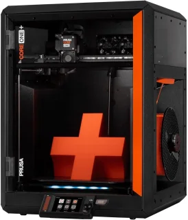 De 3D Printer Core One+ - Gesloten kamer - metaal en kunststof in één oogopslag