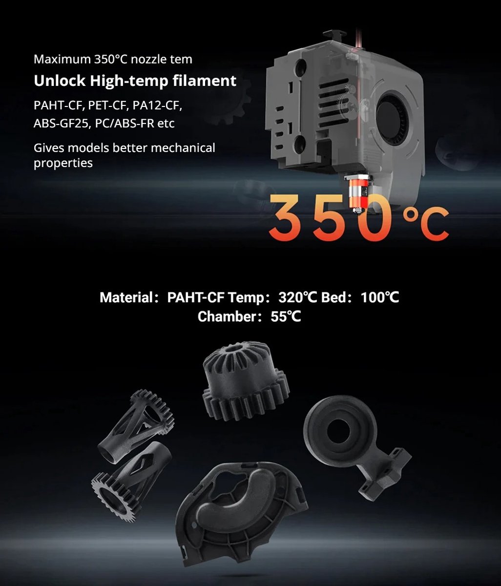 3d-printer - Dubbele Z-asmotoren - 350W