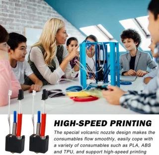 3D-printer extruder V5 J-Head 0.4mm - Set van 2 - Geschikt voor Anycubic Kobra 2