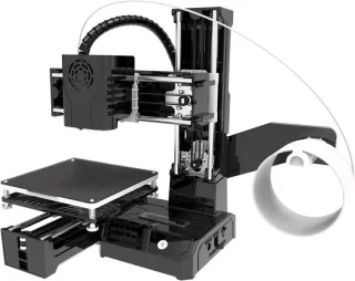 3d printer - fdm printer - 10x10x10 cm - zwart